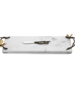 Michael Aram Butterfly Ginkgo Small Cheese Board w/ Knife