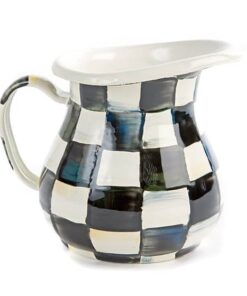 MacKenzie-Childs Courtly Check Enamel Creamer