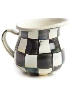 MacKenzie-Childs Courtly Check Enamel Little Creamer