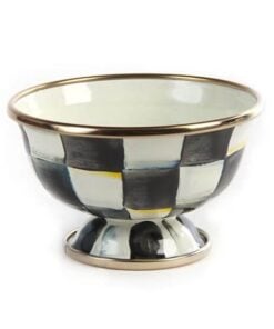 MacKenzie-Childs Courtly Check Enamel Little Sugar Bowl