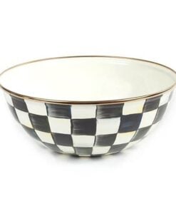 MacKenzie-Childs Courtly Check Enamel Everyday Bowl - Medium