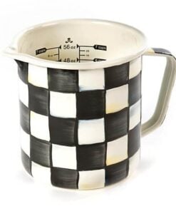 MacKenzie-Childs Courtly Check Enamel 7 Cup Measuring Cup
