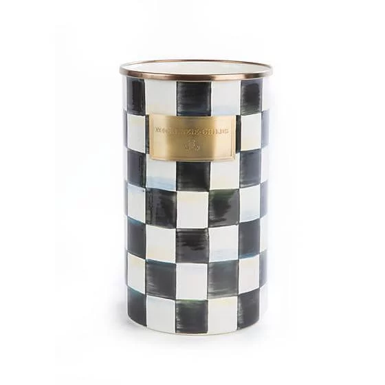 MacKenzie-Childs Courtly Check Utensil Holder