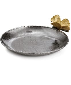 Michael Aram Butterfly Ginkgo Round Trinket Tray