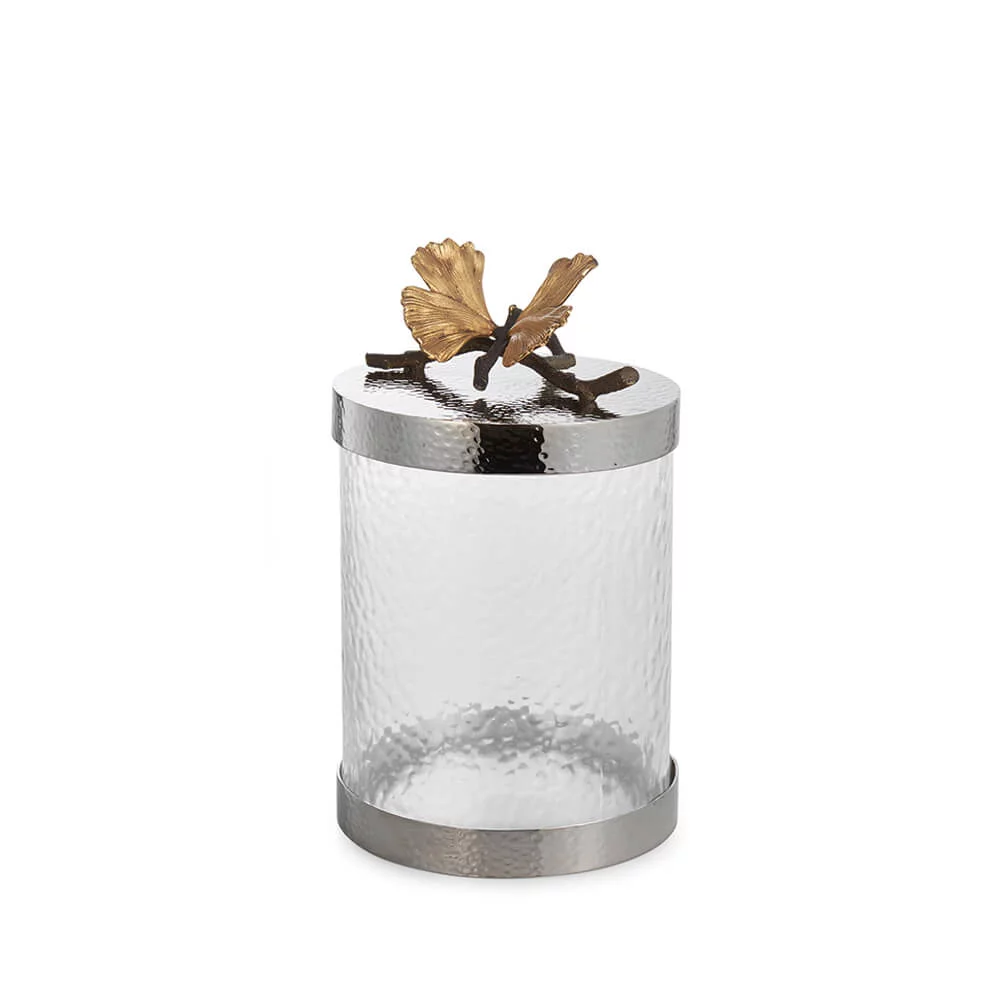 Michael Aram Butterfly Ginkgo Canister Small