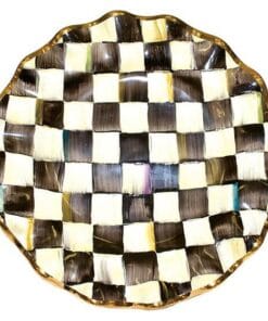 MacKenzie-Childs Courtly Check Fluted Dinner Plate