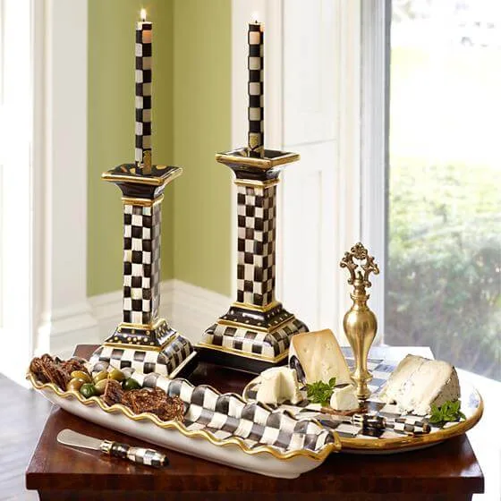 MacKenzie-Childs Courtly Check Hors d’Oeuvre Tray, view 2
