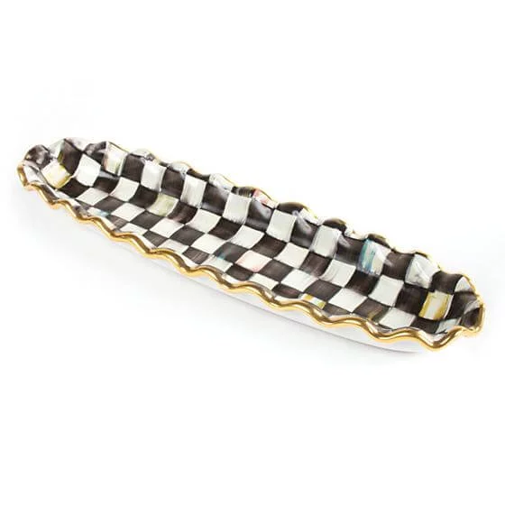 MacKenzie-Childs Courtly Check Hors d’Oeuvre Tray