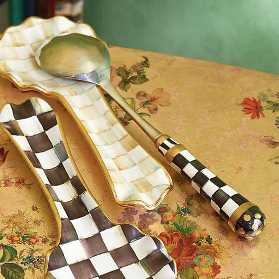 MacKenzie-Childs Courtly Check Casserole Spoon - Image 2