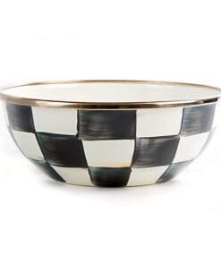 MacKenzie-Childs Courtly Check Enamel Everyday Bowl