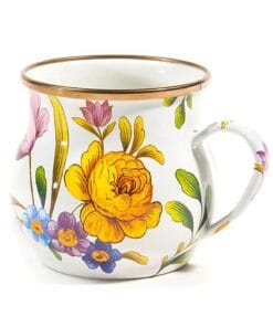 MacKenzie-Childs Flower Market Mug - White