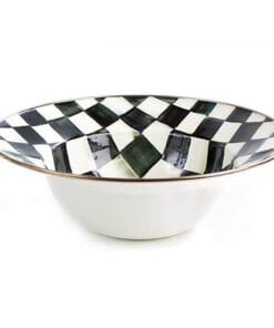 MacKenzie-Childs Courtly Check Enamel Serving Bowl