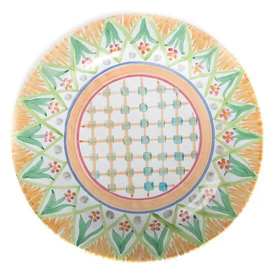 MacKenzie-Childs Taylor Flat Dinner Plate - Kings Corners