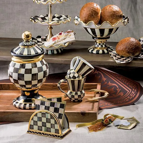 MacKenzie-Childs Courtly Check Serving Platter - Image 3