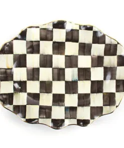 MacKenzie-Childs Courtly Check Large Serving Platter