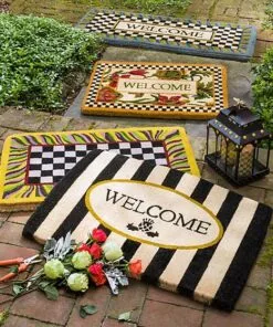 MacKenzie-Childs - Periwinkle Welcome Mat - Image 2