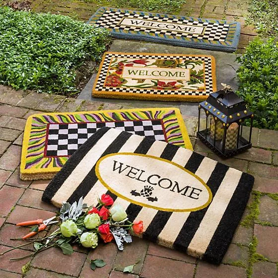 MacKenzie-Childs - Periwinkle Welcome Mat - Image 2