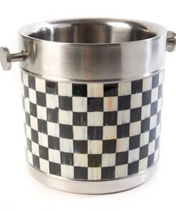 MacKenzie-Childs 3260 Ice Bucket - Courtly Check