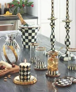 MacKenzie-Childs Courtly Check Coasters - Set of 4, view 3