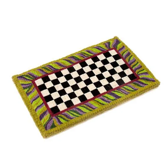 MacKenzie-Childs - Courtly Check Entrance Mat