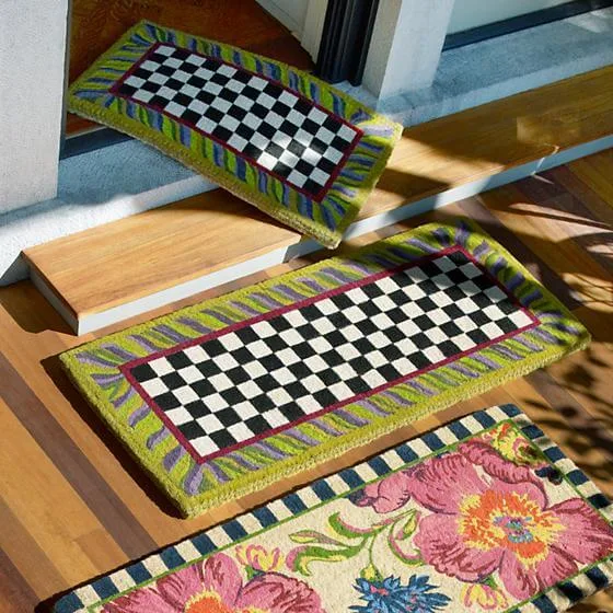 MacKenzie-Childs - Courtly Check Double Door Entrance Mat - Image 2