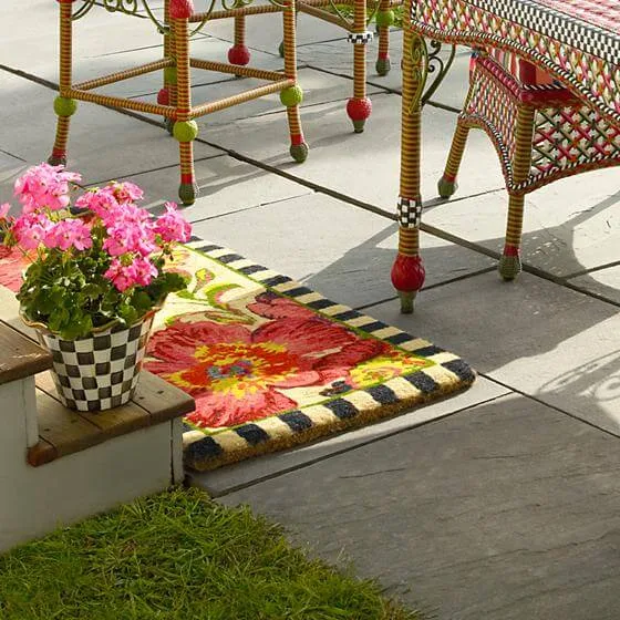 MacKenzie-Childs - Flower Market Double Door Entrance Mat - Image 4