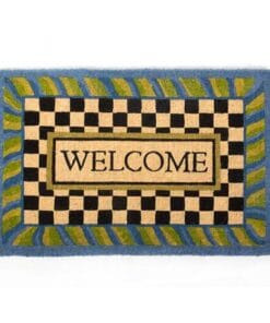 MacKenzie-Childs - Periwinkle Welcome Mat