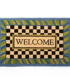 MacKenzie-Childs - Periwinkle Welcome Mat