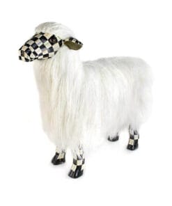 MacKenzie-Childs Courtly Check White Sheep - Large