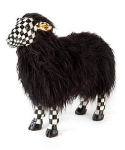 MacKenzie-Childs Courtly Check Black Sheep - Small