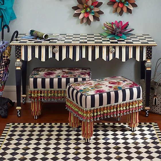 MacKenzie-Childs Courtly Check Floor Mat - 3' x 5' - Image 2