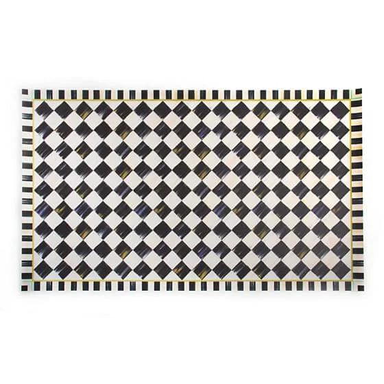 MacKenzie-Childs Courtly Check Floor Mat - 3' x 5'