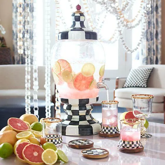 MacKenzie-Childs Courtly Check Tumbler - Image 2