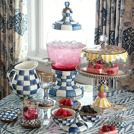 MacKenzie-Childs Royal Check Triplicity - Image 2
