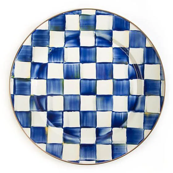 MacKenzie-Childs Royal Check Charger/Plate