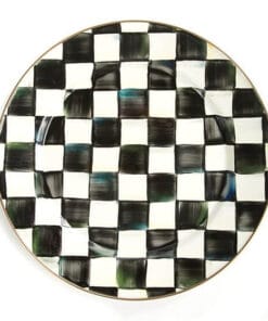 MacKenzie-Childs Courtly Check Enamel Charger/Plate
