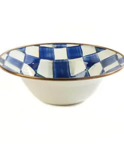 MacKenzie-Childs Royal Check Breakfast Bowl