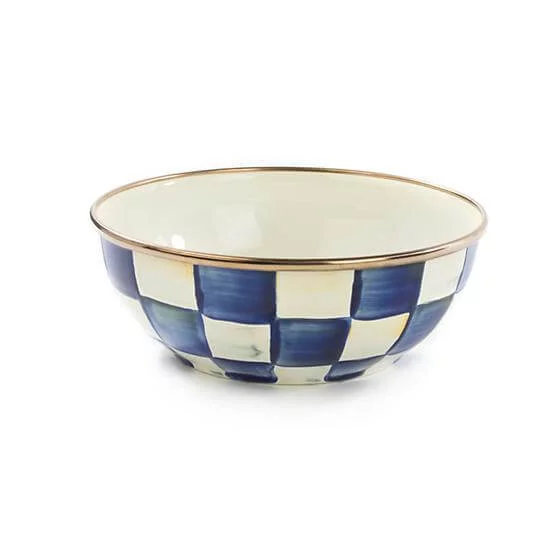 MacKenzie-Childs Royal Check Everyday Bowl