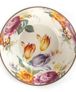 MacKenzie-Childs Flower Market Everyday Bowl - White - Image 2