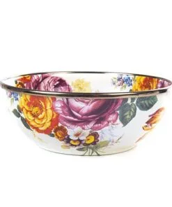 MacKenzie-Childs Flower Market Everyday Bowl - White