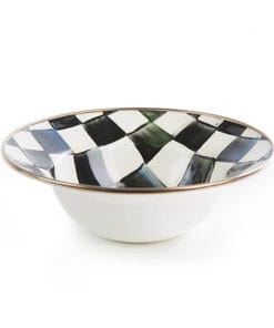 MacKenzie-Childs Courtly Check Enamel Breakfast Bowl