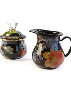 MacKenzie-Childs Flower Market Creamer - Black - Image 2