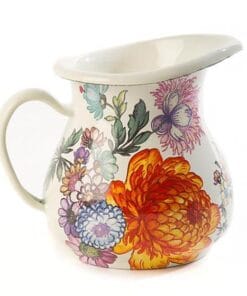 MacKenzie-Childs Flower Market Creamer - White