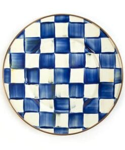 MacKenzie-Childs Royal Check Salad/Dessert Plate
