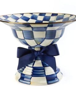 MacKenzie-Childs Royal Check Compote - Large