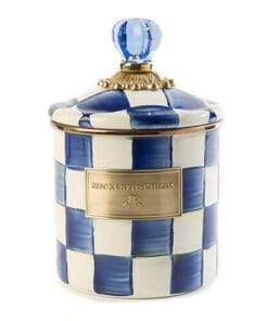 MacKenzie-Childs Royal Check Canister - Small