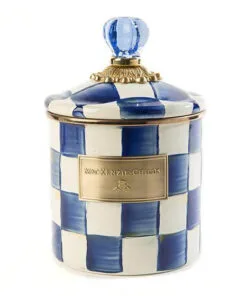 MacKenzie-Childs Royal Check Canister - Small