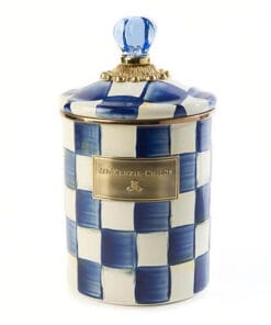 MacKenzie-Childs Royal Check Canister - Medium