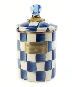 MacKenzie-Childs Royal Check Canister - Medium