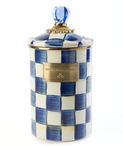 MacKenzie-Childs Royal Check Canister - Large